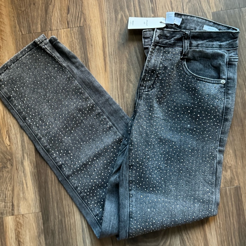 Forever 21 Rhinestone Jeans - Picture 3 of 9